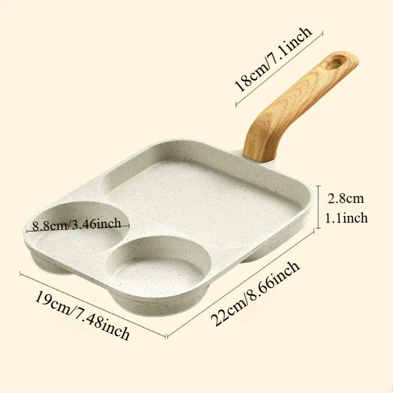 3-In-1 Split Non-Stick Pan