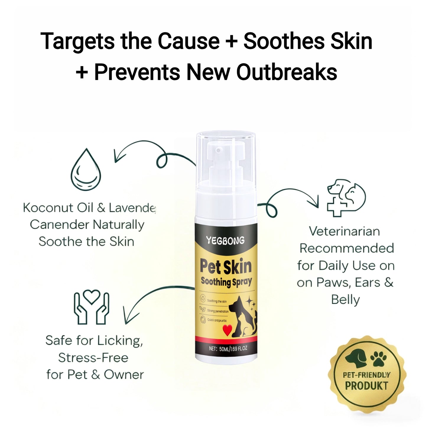 Veterinarian-Approved Skin Calming Spray
