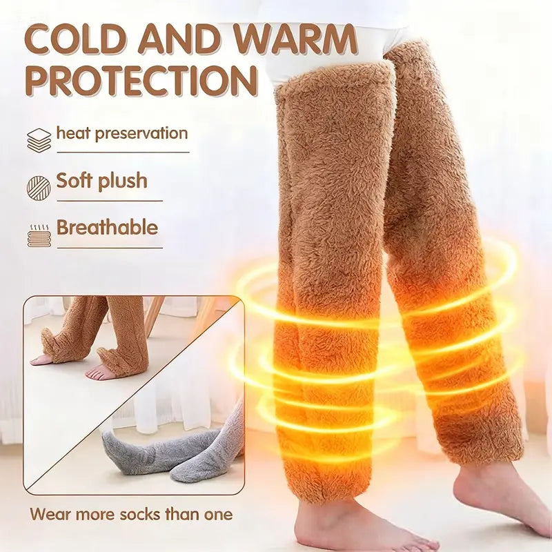 Over-Knee High Fuzzy Long Socks | Winter Warm & Ultra Comfortable