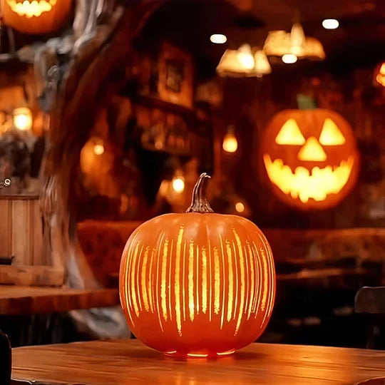 Twinkle Light Pumpkins