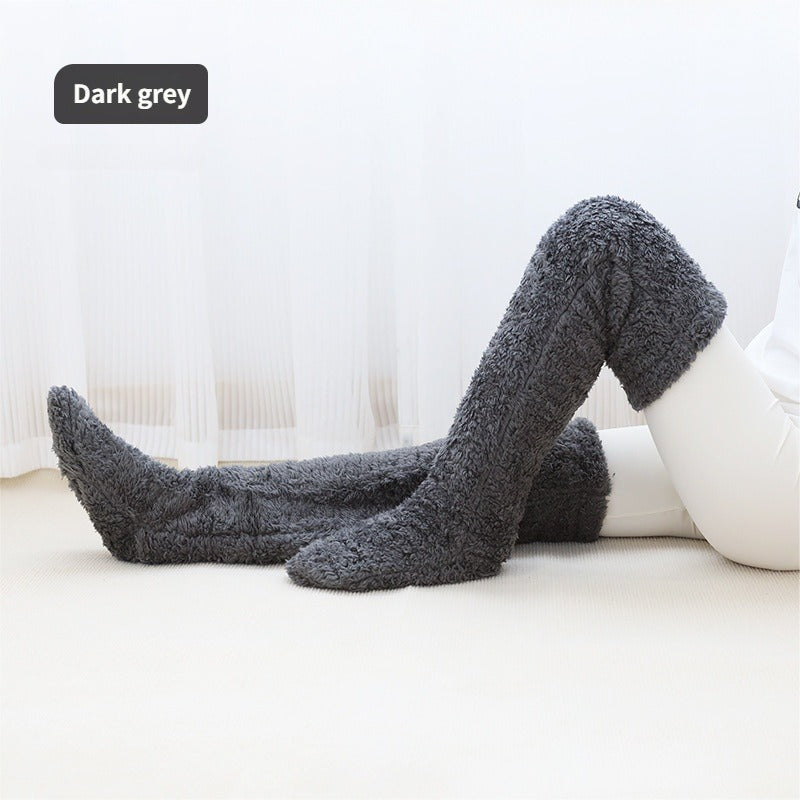 Over-Knee High Fuzzy Long Socks | Winter Warm & Ultra Comfortable