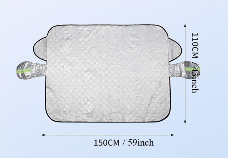 Magnetic Car Windshield Snow Cover | Easy Install & All-Round Protection