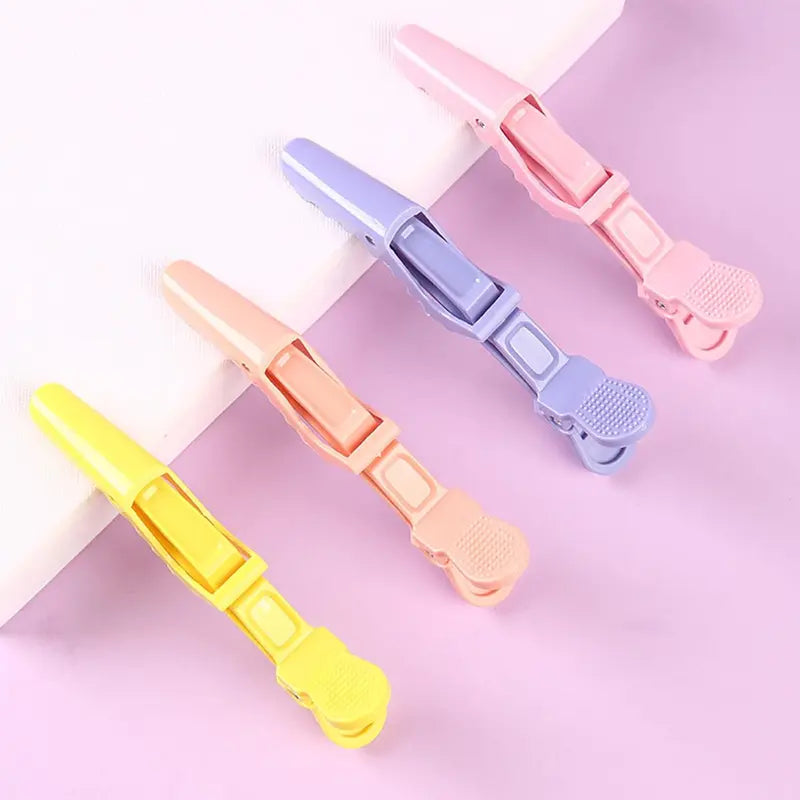 Pastel Alligator Hair Clips 6 Pack