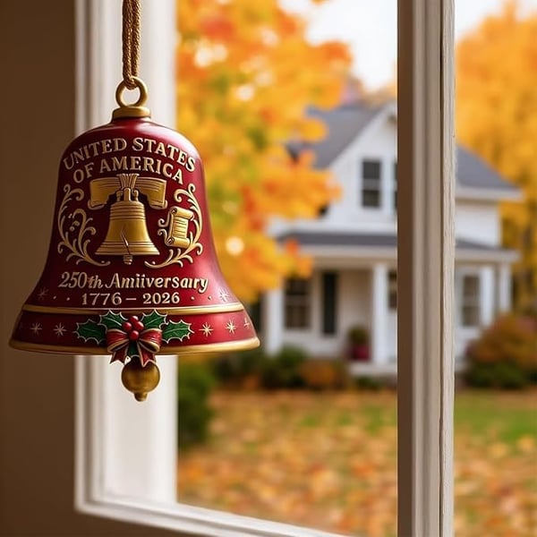 United States 250th Anniversary Bell Ornament