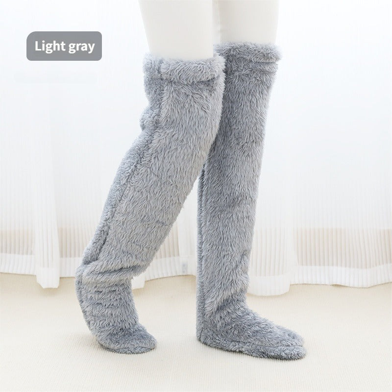 Over-Knee High Fuzzy Long Socks | Winter Warm & Ultra Comfortable