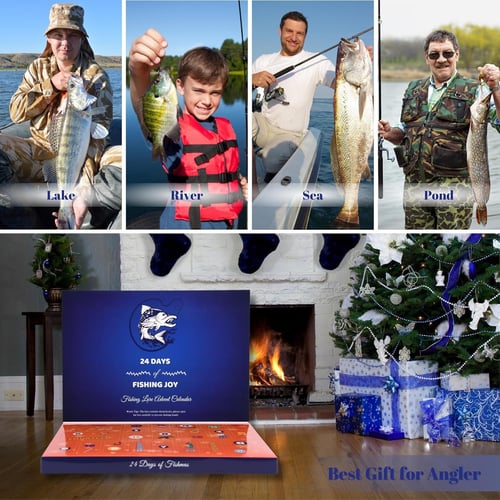 2025 Fishing Advent Calendar - 24 Days of Fishing Lures & Gifts