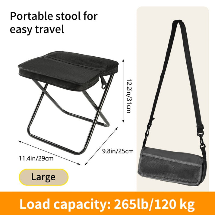 Ultra-Light Folding Stool – Supports Up to 150kg