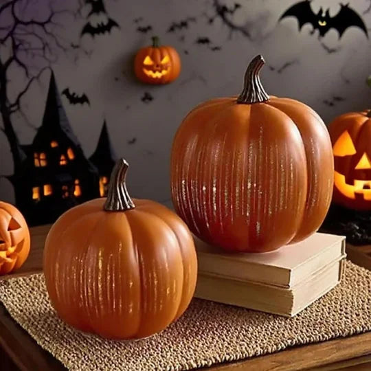 Twinkle Light Pumpkins