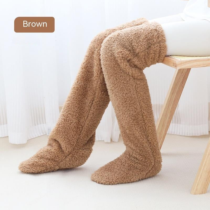 Over-Knee High Fuzzy Long Socks | Winter Warm & Ultra Comfortable