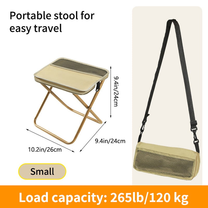 Ultra-Light Folding Stool – Supports Up to 150kg