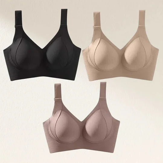 Super Firming Wire-Free Bra All-Day Comfort No More Sagging (3-Pack Value Set)