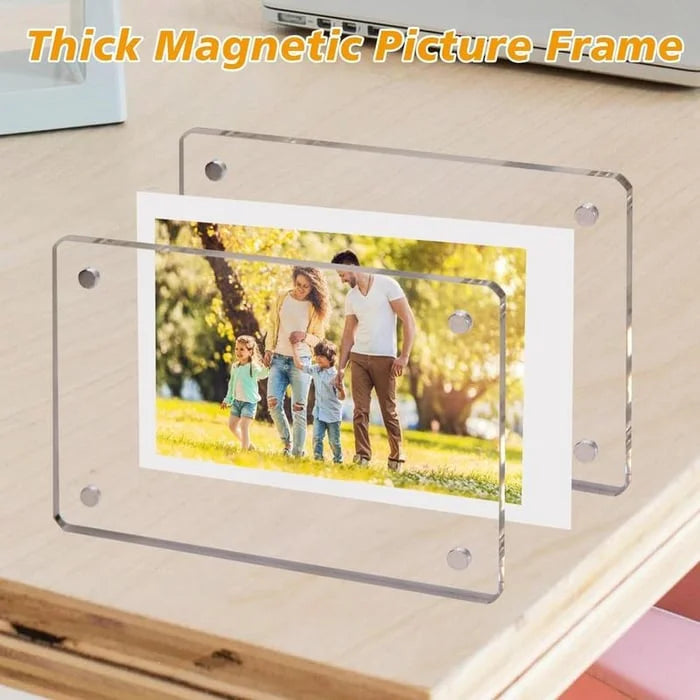 Acrylic Fridge Magnetic Picture Frame