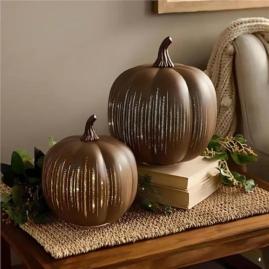 Twinkle Light Pumpkins