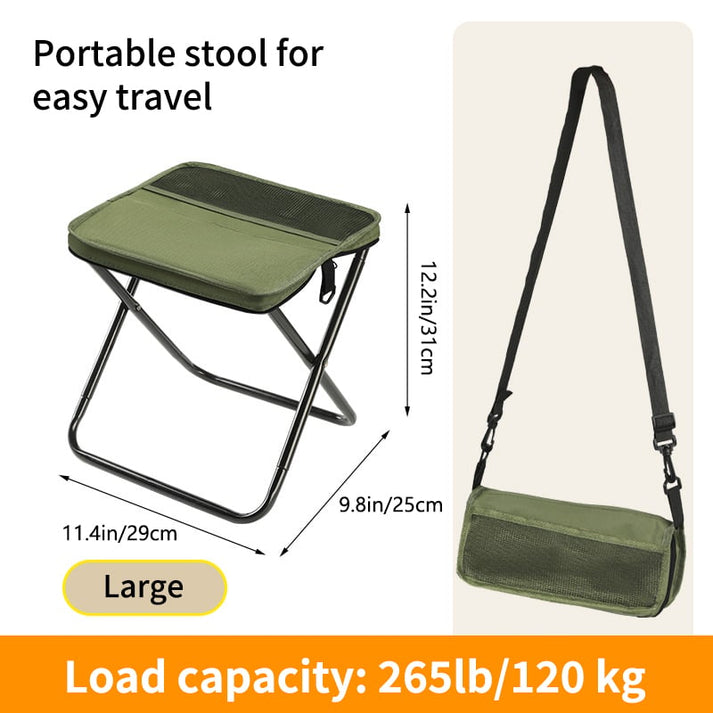 Ultra-Light Folding Stool – Supports Up to 150kg