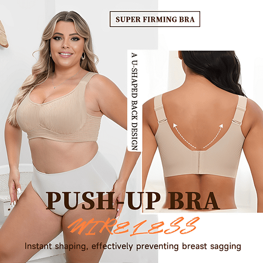 Super Firming Wire-Free Bra All-Day Comfort No More Sagging (3-Pack Value Set)