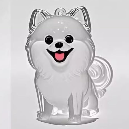 Pet hair storage box capsule pendant