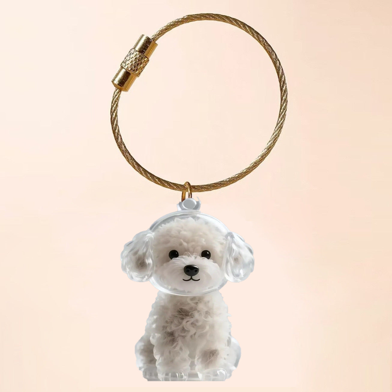 Pet hair storage box capsule pendant