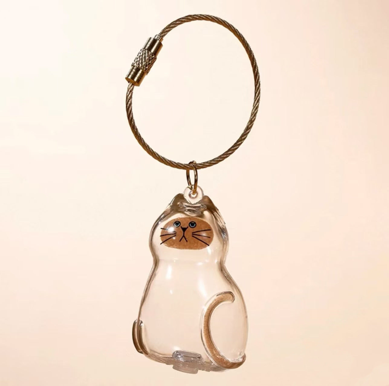 Pet hair storage box capsule pendant
