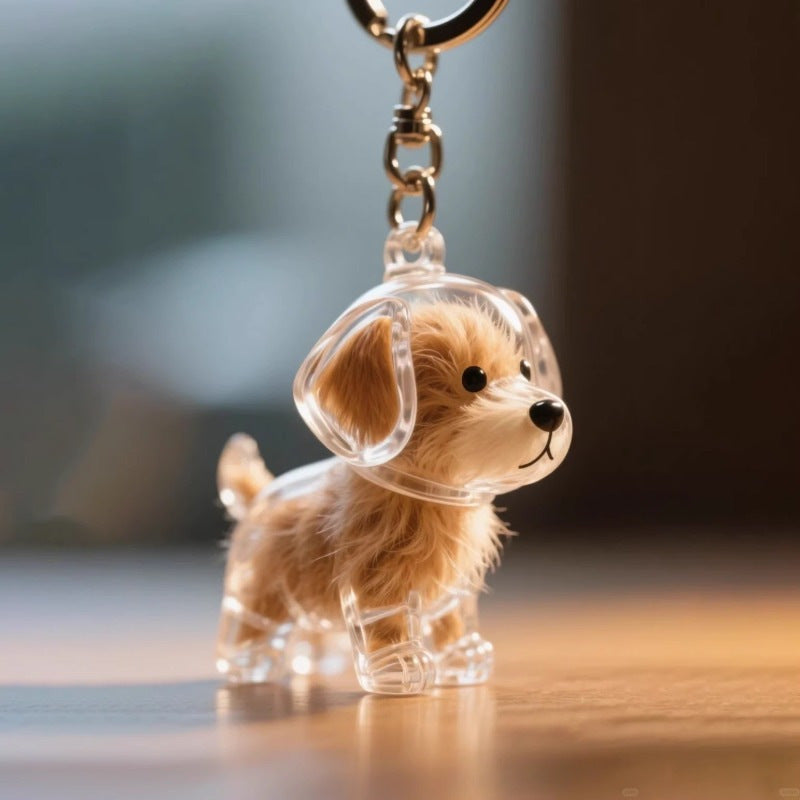 Pet hair storage box capsule pendant
