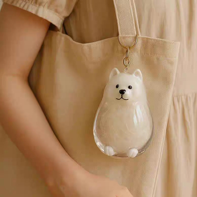 Pet hair storage box capsule pendant