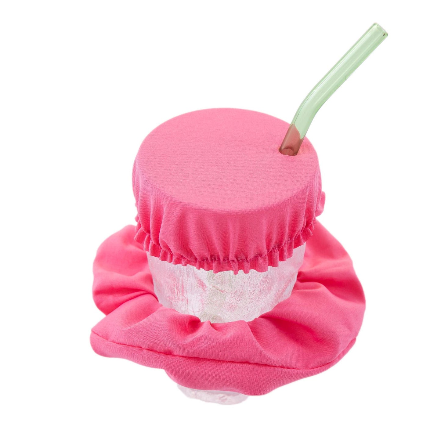 Reusable Anti-Spill Scrunchie Drink Cover