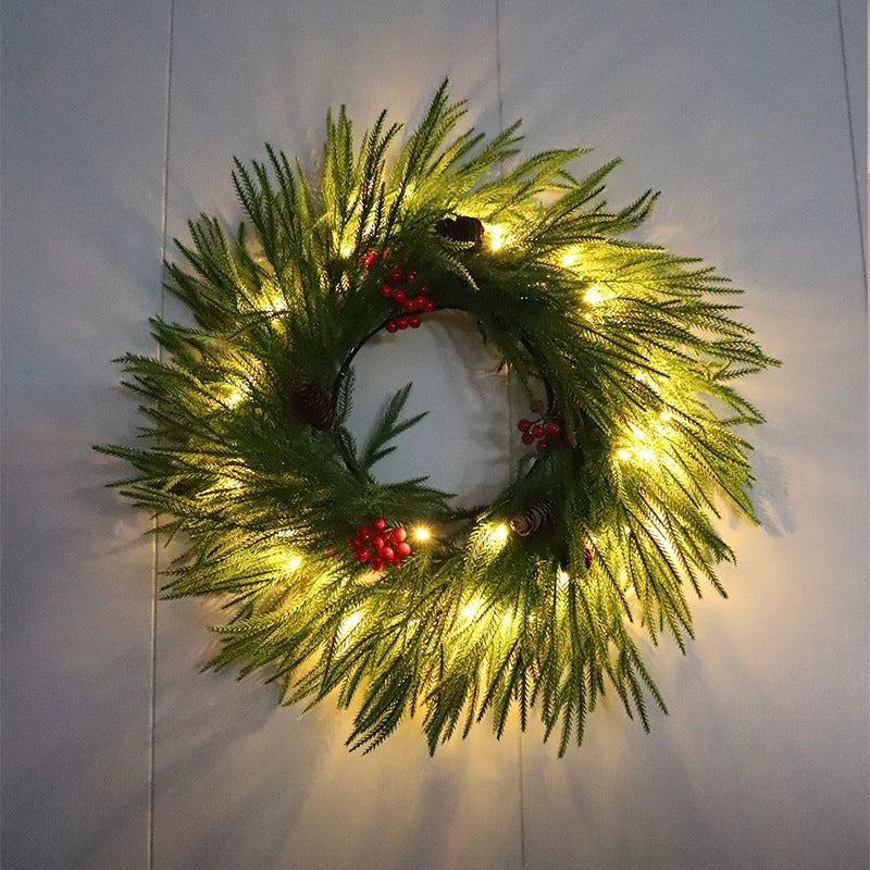 Natural Christmas Greenery - Real Touch Norfolk Pine Garland