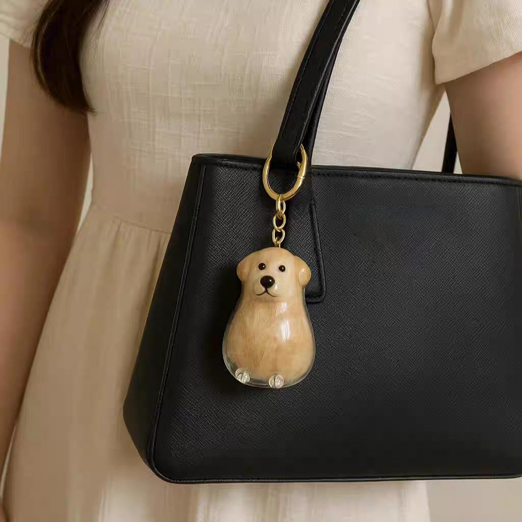 Pet hair storage box capsule pendant