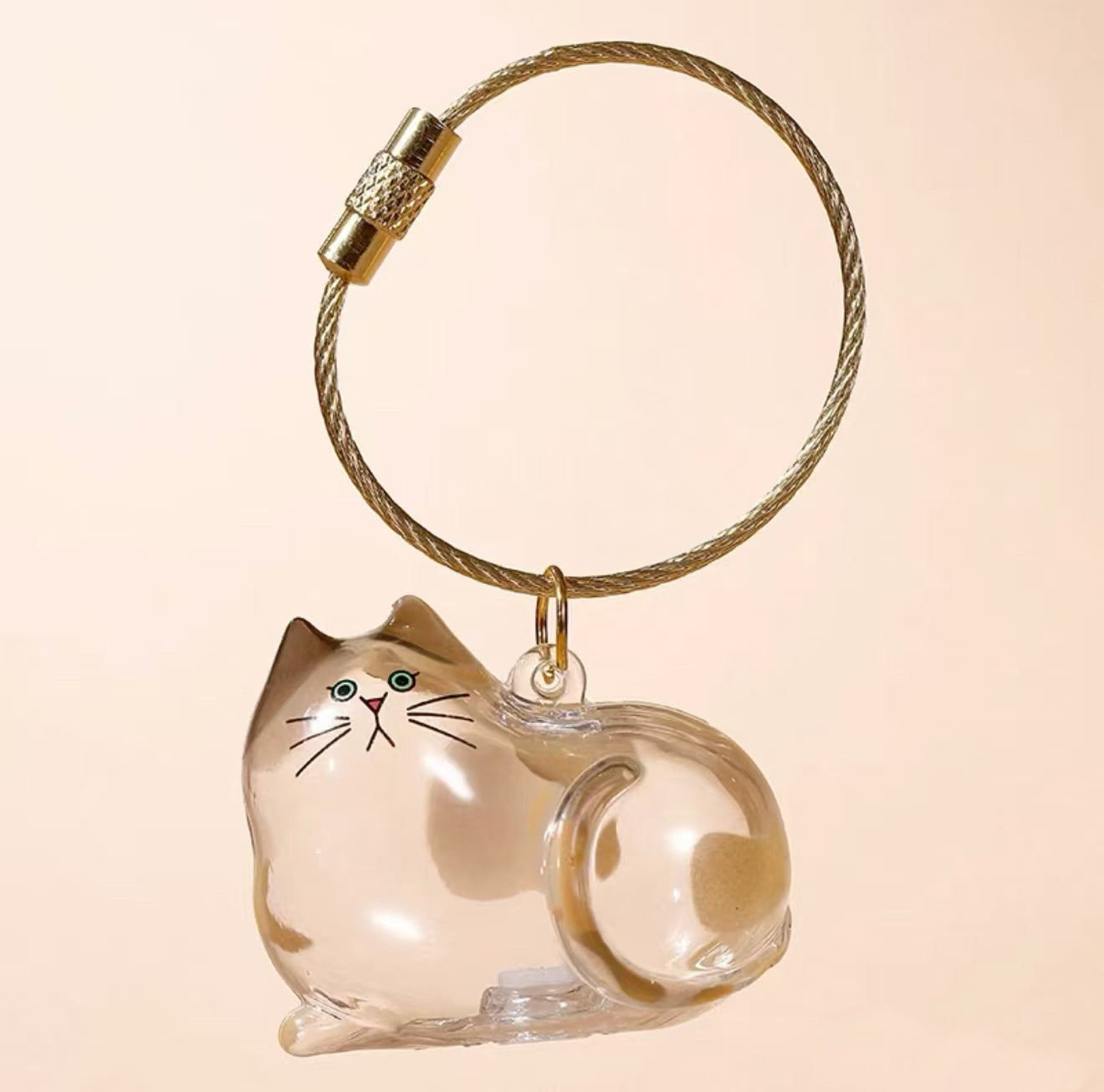 Pet hair storage box capsule pendant