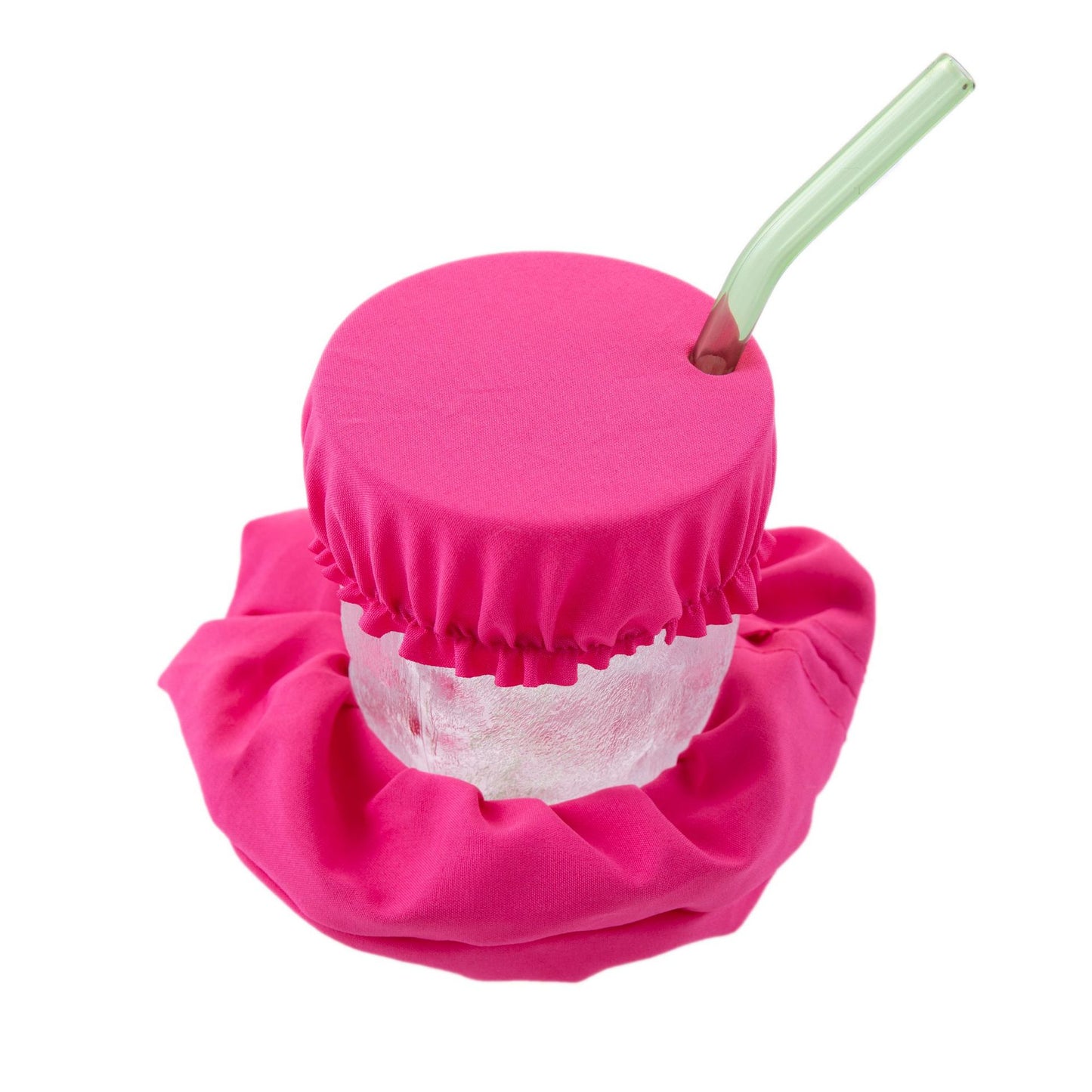 Reusable Anti-Spill Scrunchie Drink Cover