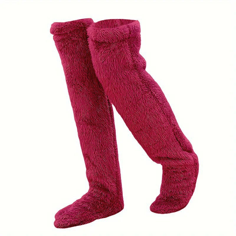Over-Knee High Fuzzy Long Socks | Winter Warm & Ultra Comfortable