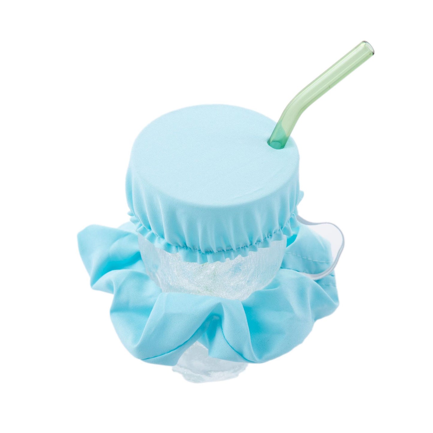 Reusable Anti-Spill Scrunchie Drink Cover