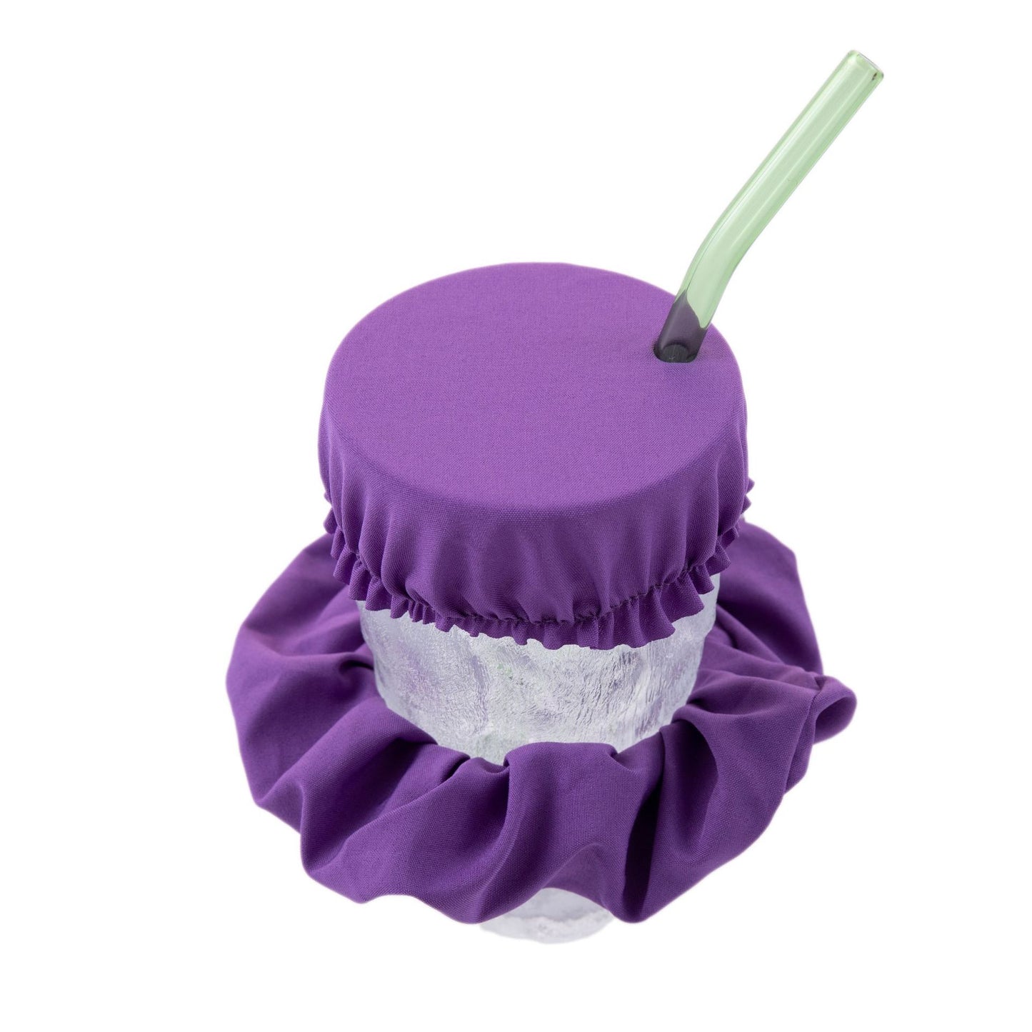Reusable Anti-Spill Scrunchie Drink Cover