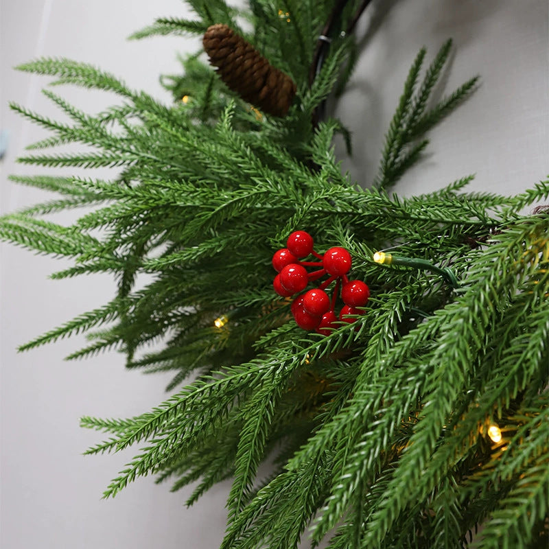 Natural Christmas Greenery - Real Touch Norfolk Pine Garland