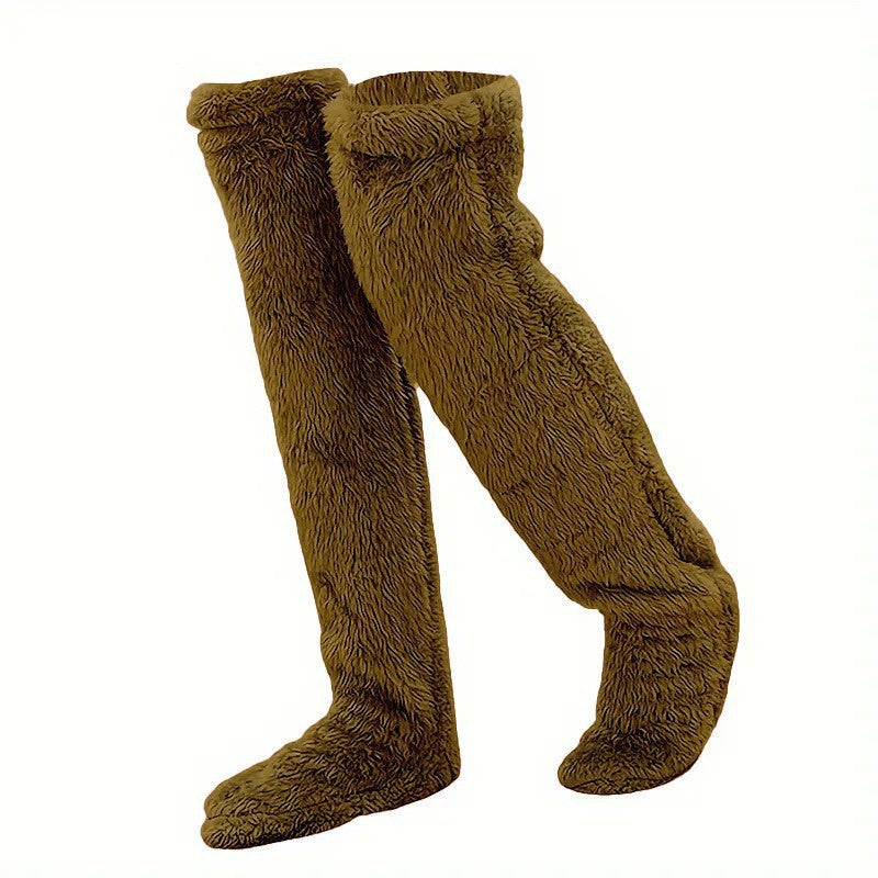 Over-Knee High Fuzzy Long Socks | Winter Warm & Ultra Comfortable