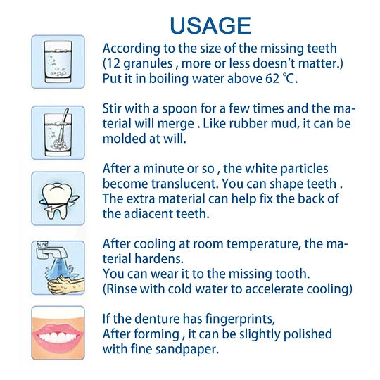 Thermal Forming False Teeth