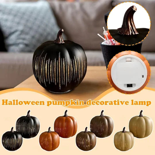 Twinkle Light Pumpkins