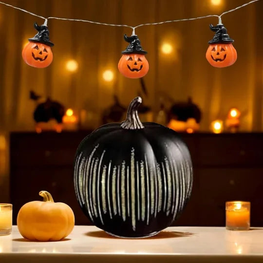 Twinkle Light Pumpkins