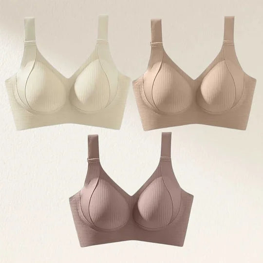 Super Firming Wire-Free Bra All-Day Comfort No More Sagging (3-Pack Value Set)