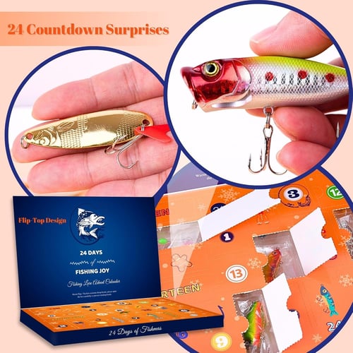 2025 Fishing Advent Calendar - 24 Days of Fishing Lures & Gifts