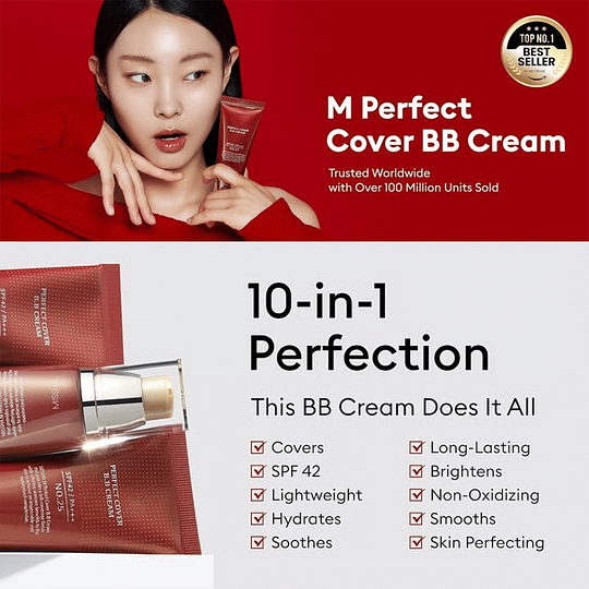 M Perfect Cover BB Cream SPF 42 PA+++(50ml)