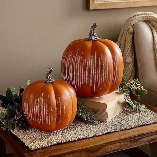 Twinkle Light Pumpkins