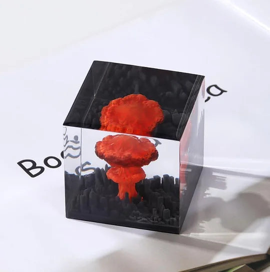 Unique Mushroom Cloud Nuclear Blast Lamp