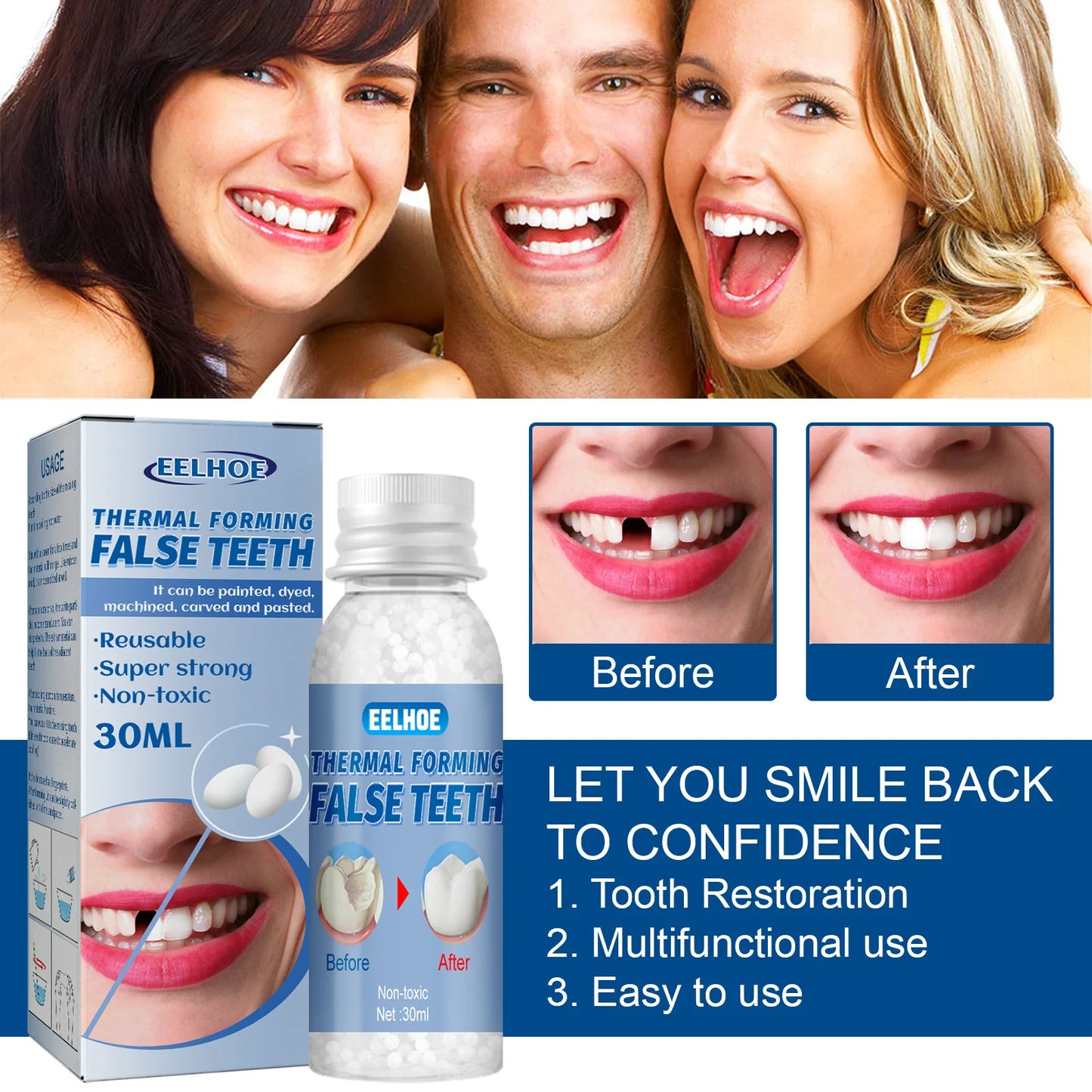 Thermal Forming False Teeth