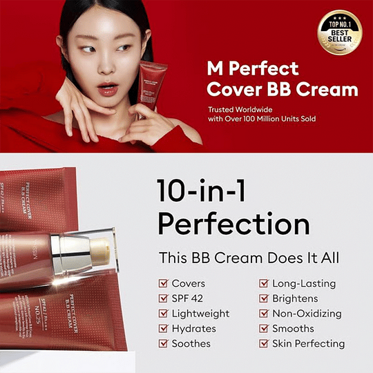 M Perfect Cover BB Cream SPF 42 PA+++(50ml)