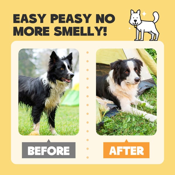 Odor-Removing Pet Grooming Gloves