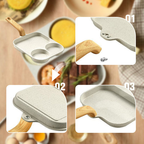 3-In-1 Split Non-Stick Pan