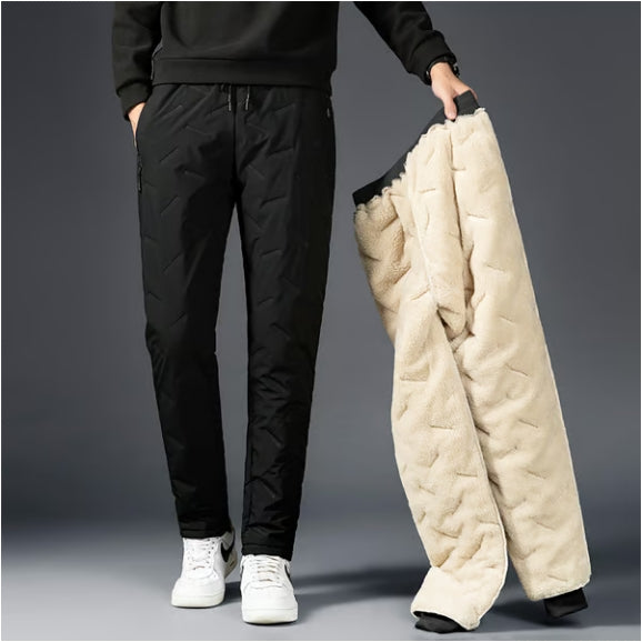 Winter Pants with Zippered Pockets Snow Pants - for Hiking, Workouts, Outdoor Activities