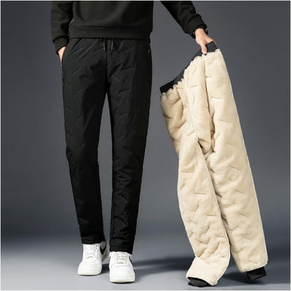 Winter Pants with Zippered Pockets Snow Pants - for Hiking, Workouts, Outdoor Activities