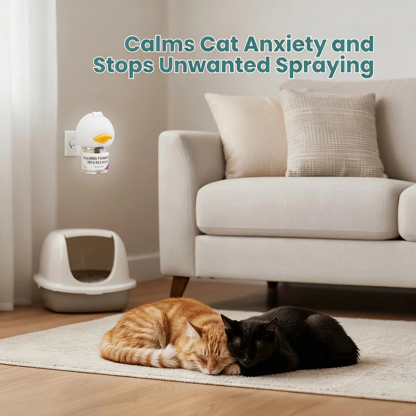 Cat Calming Pheromone Diffuser Kit