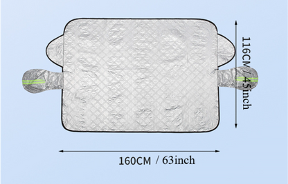Magnetic Car Windshield Snow Cover | Easy Install & All-Round Protection